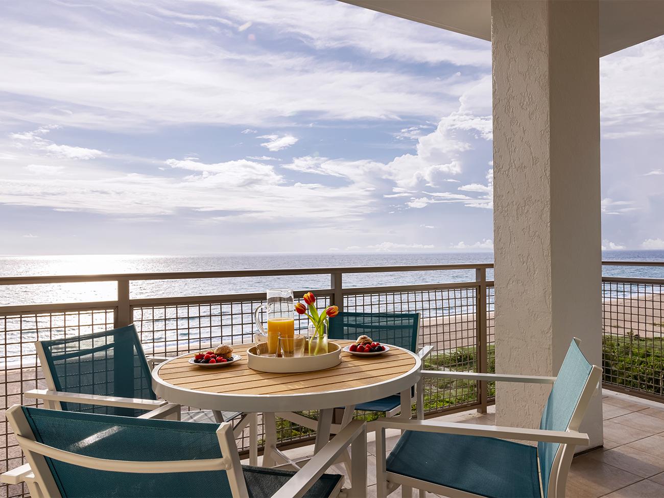 Ocean Front Balcony